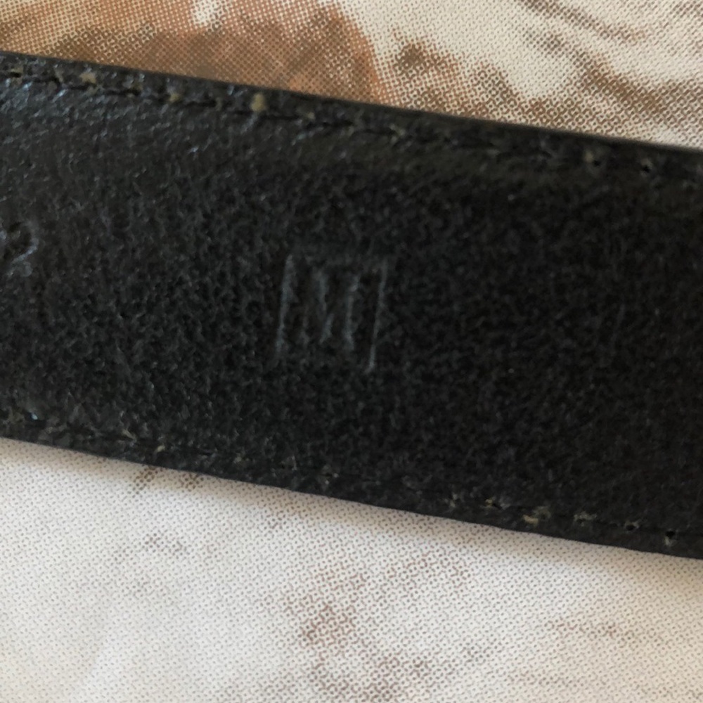 Black & silver medium Fossil belt - Picture 5 of 7